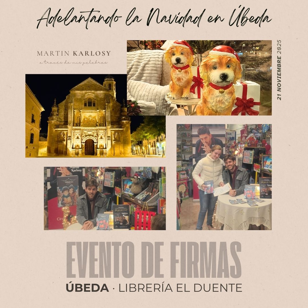 ÚBEDA y firma de libros en Librería El Duende