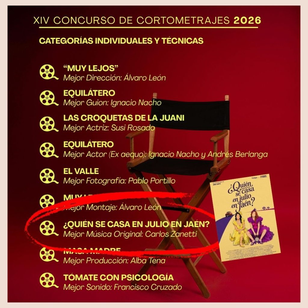 XIV CONCURSO DE CORTOMETRAJES RODANDO POR JAEN 2026